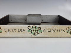 Night Club History Piece Strolling Cigar Cigarette Lipstick Matches Serving Tray