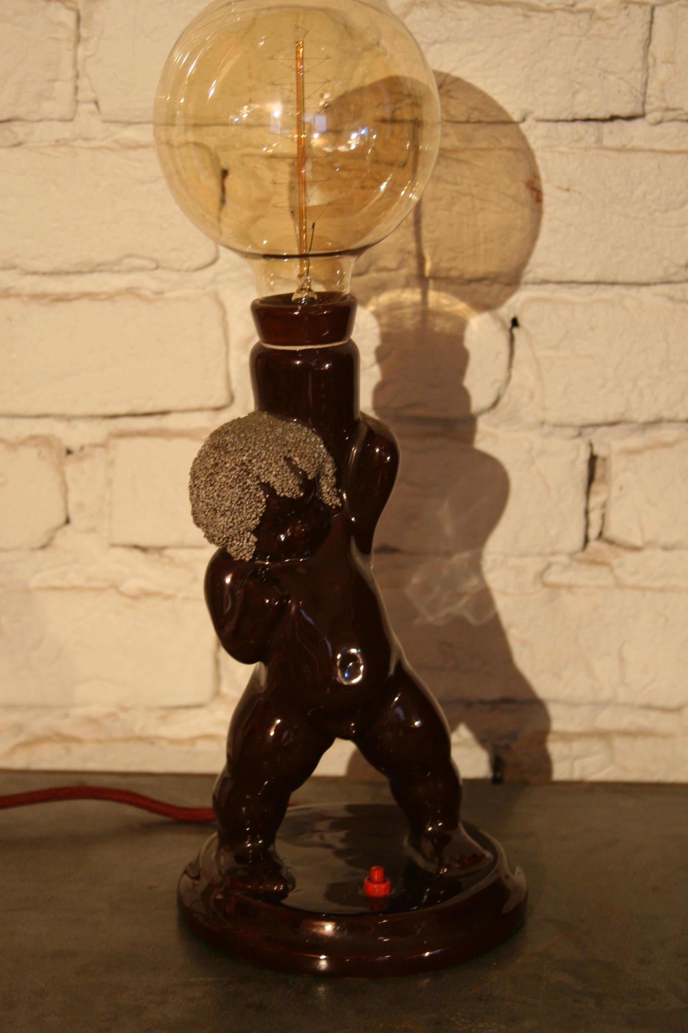 Ceramic Night Lamp “Baby” For Sale