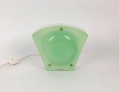 Night Light, with Green and White Shades in Plastic, 1950's, Austria