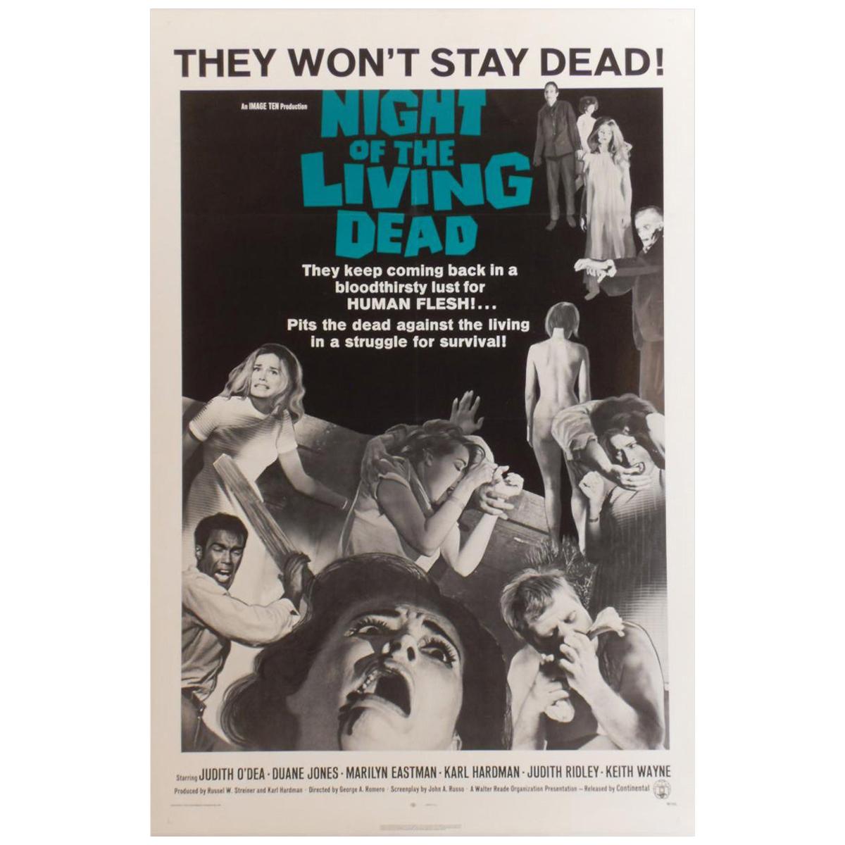 "Night Of The Living Dead" 1968 Poster For Sale