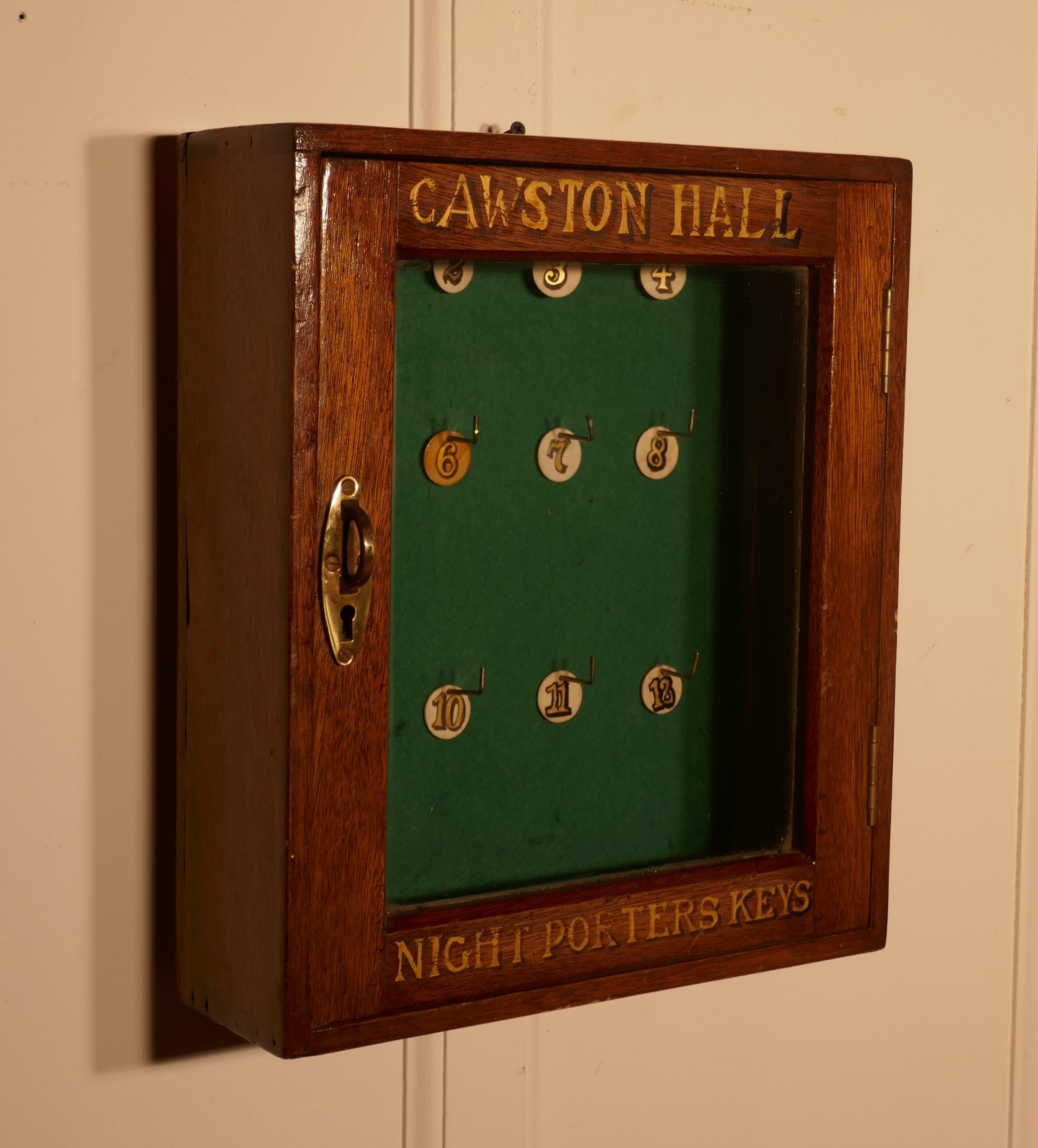 Victorian Night Porters Key Cupboard from Cawston Hall