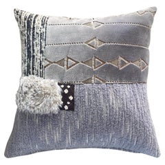 Night Sky Velvet with Fur and Details Suede Back