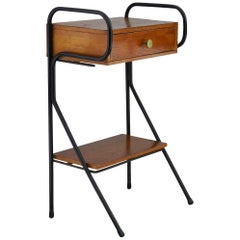 Table de nuit de Jacques Hitier du milieu du siècle dernier, vers 1950
