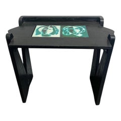 Comodino in Oak e ceramica di Guillerme et Chambron