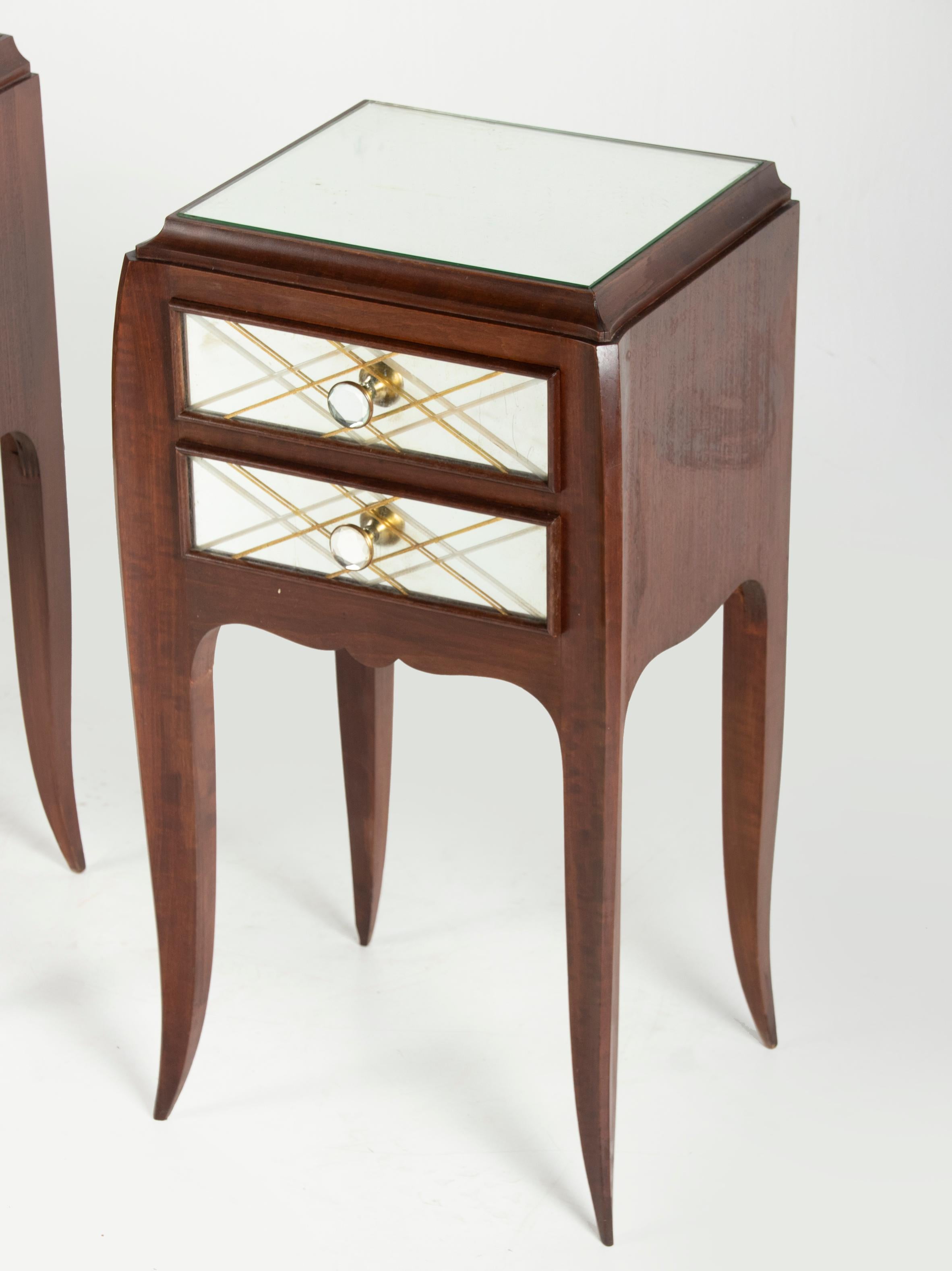 Night Stand Night Stand Jean Pascaud Style For Sale 8
