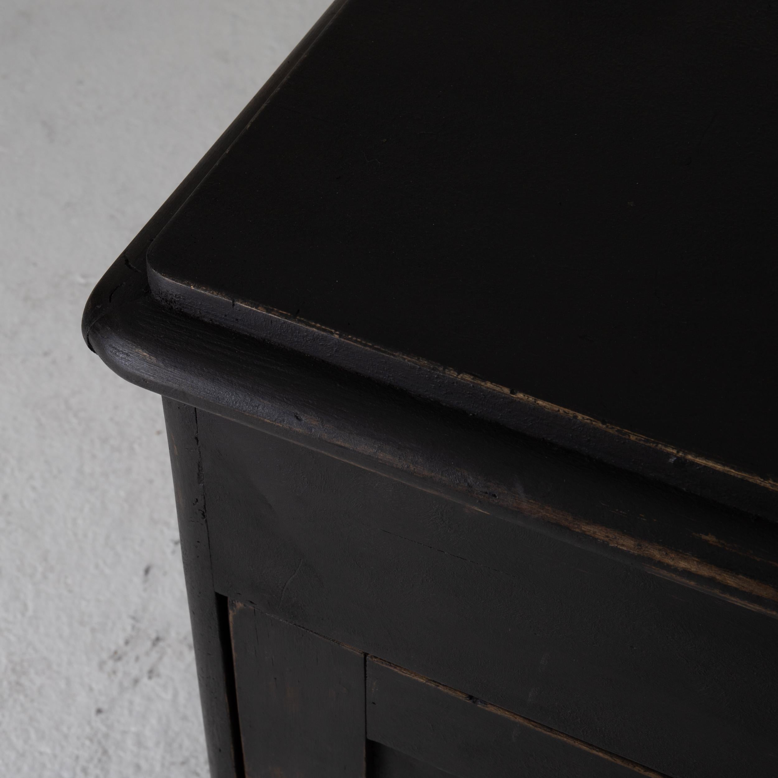 Nightstand Swedish Black 19th Century Sweden In Good Condition In New York, NY