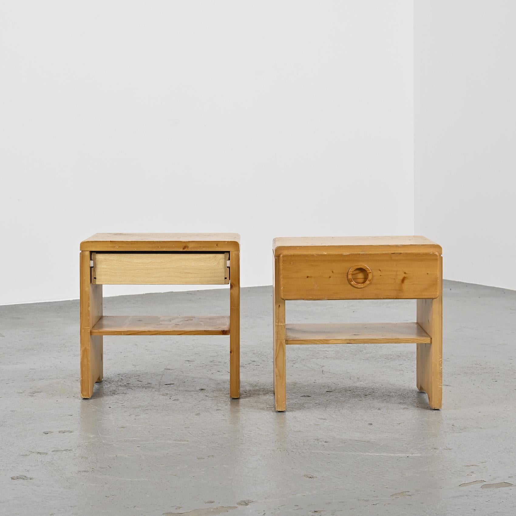 Mid-Century Modern Night Stands Selected By Charlotte Perriand For Les Arcs Ski Resort