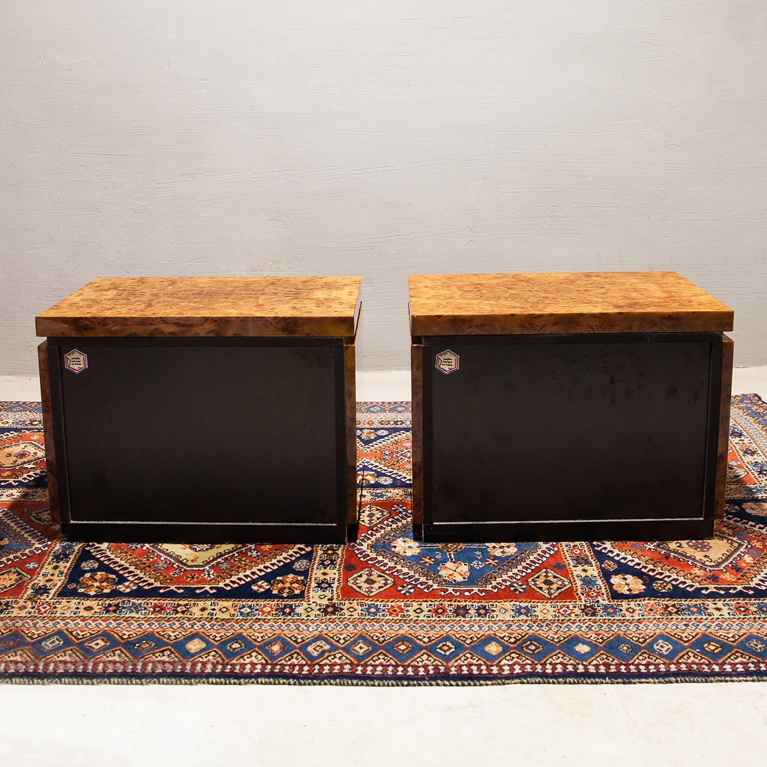 Night Stands Side Table Jean Claude Mahey 1970s In Good Condition For Sale In Munich, DE
