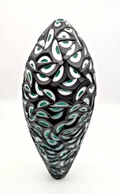 "Night time crescent", glass sculpture by Monica Guggisberg & Philip Baldwin