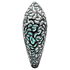 "Night time crescent", glass sculpture by Monica Guggisberg & Philip Baldwin