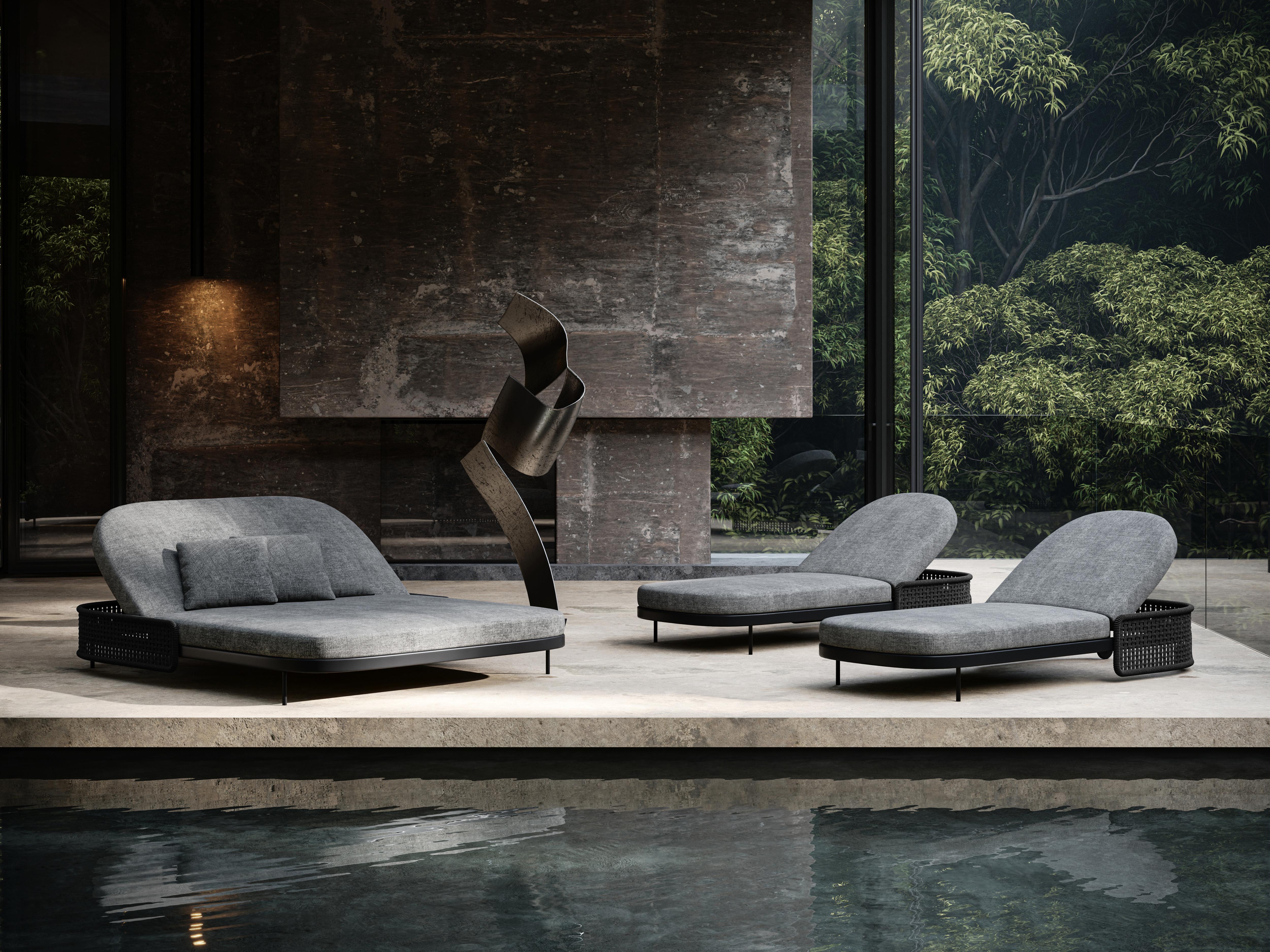 Contemporary Nightfall Miura Single Sofa by SNOC For Sale