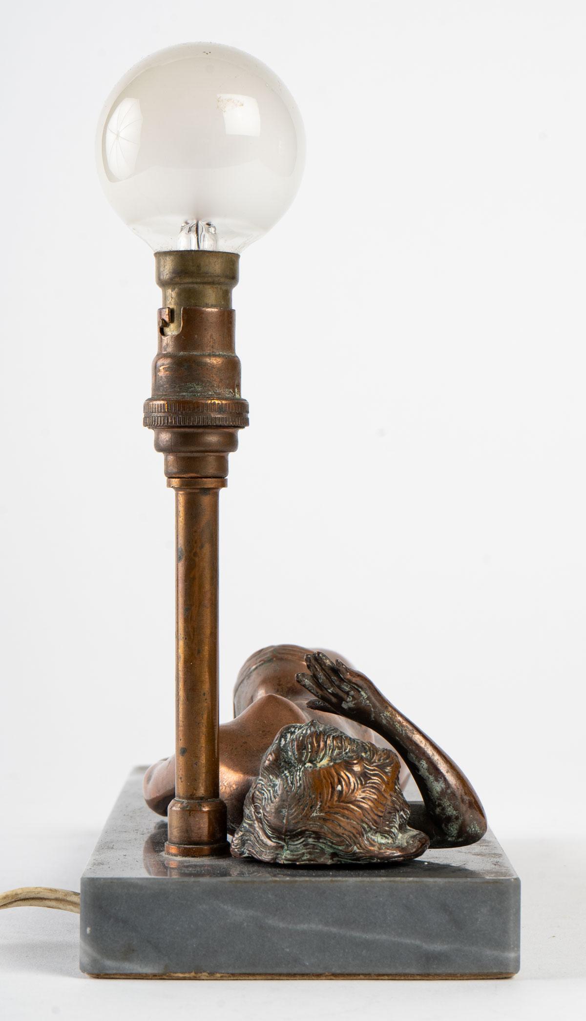 20th Century Nightlight, Cigar Cutter Table Lamp