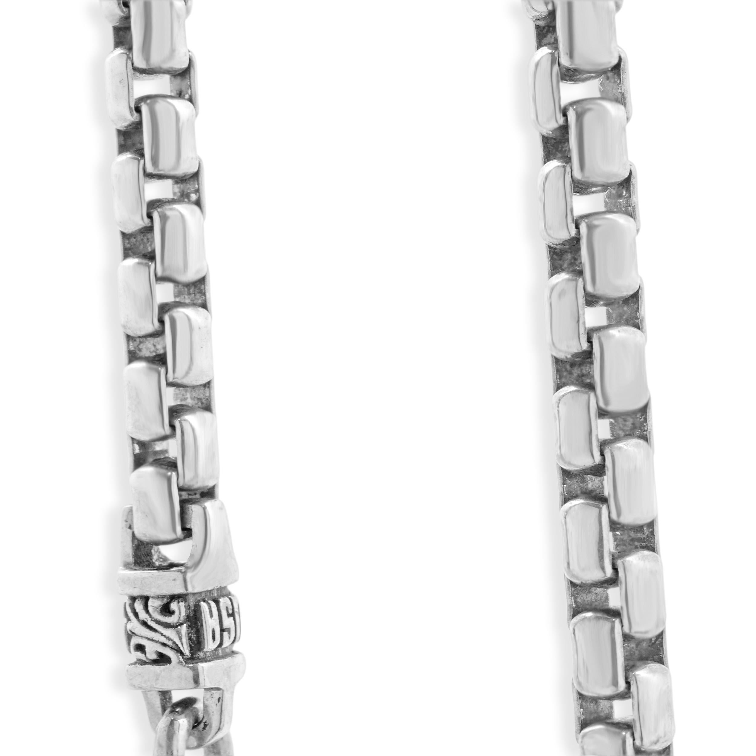 Collana Nightrider in argento Sterling Toggle In condizioni ottime in vendita a Scottsdale, AZ