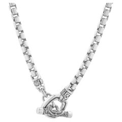 Nightrider Sterling Silver Toggle Necklace