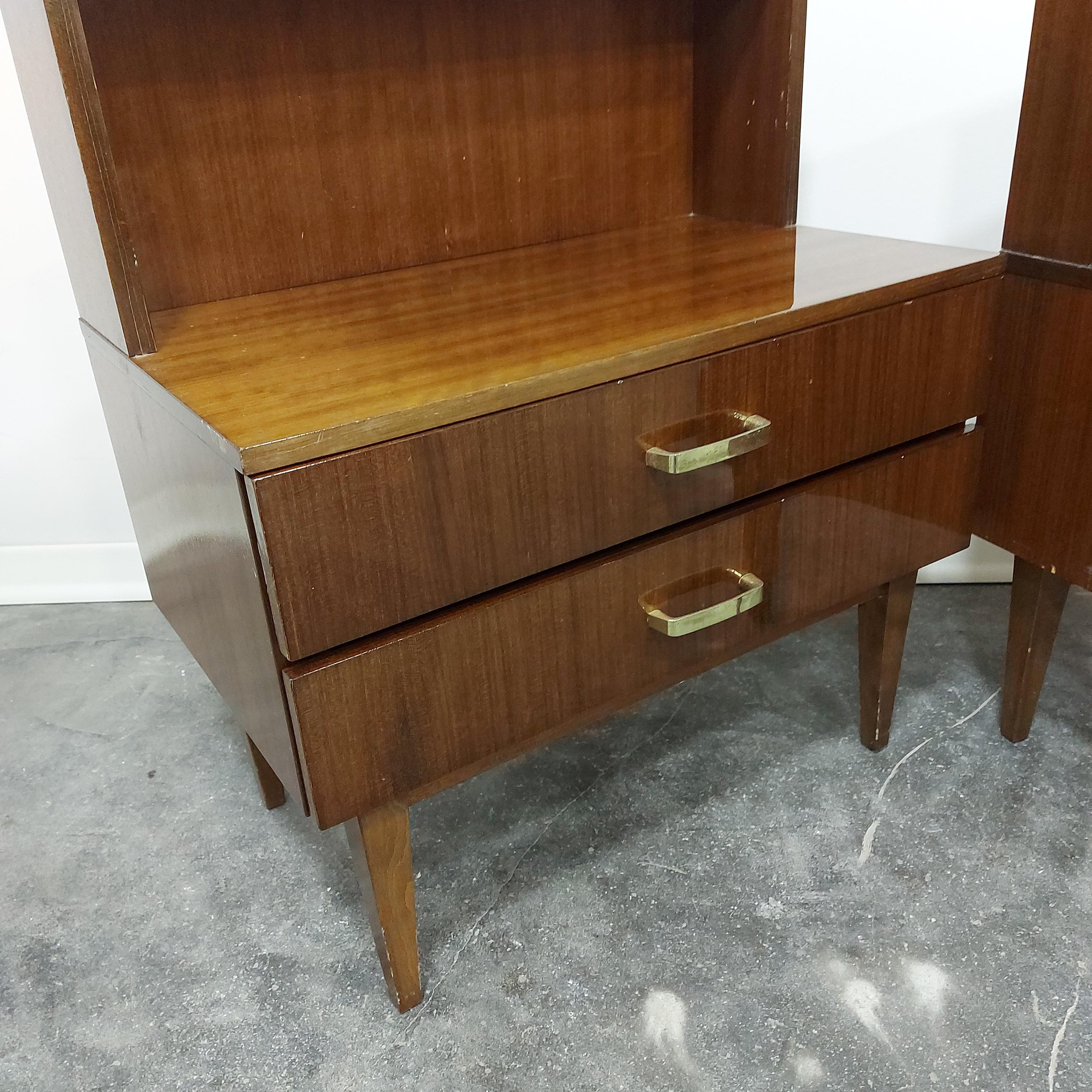 Late 20th Century Nightstand 1970s by Meblo pair For Sale