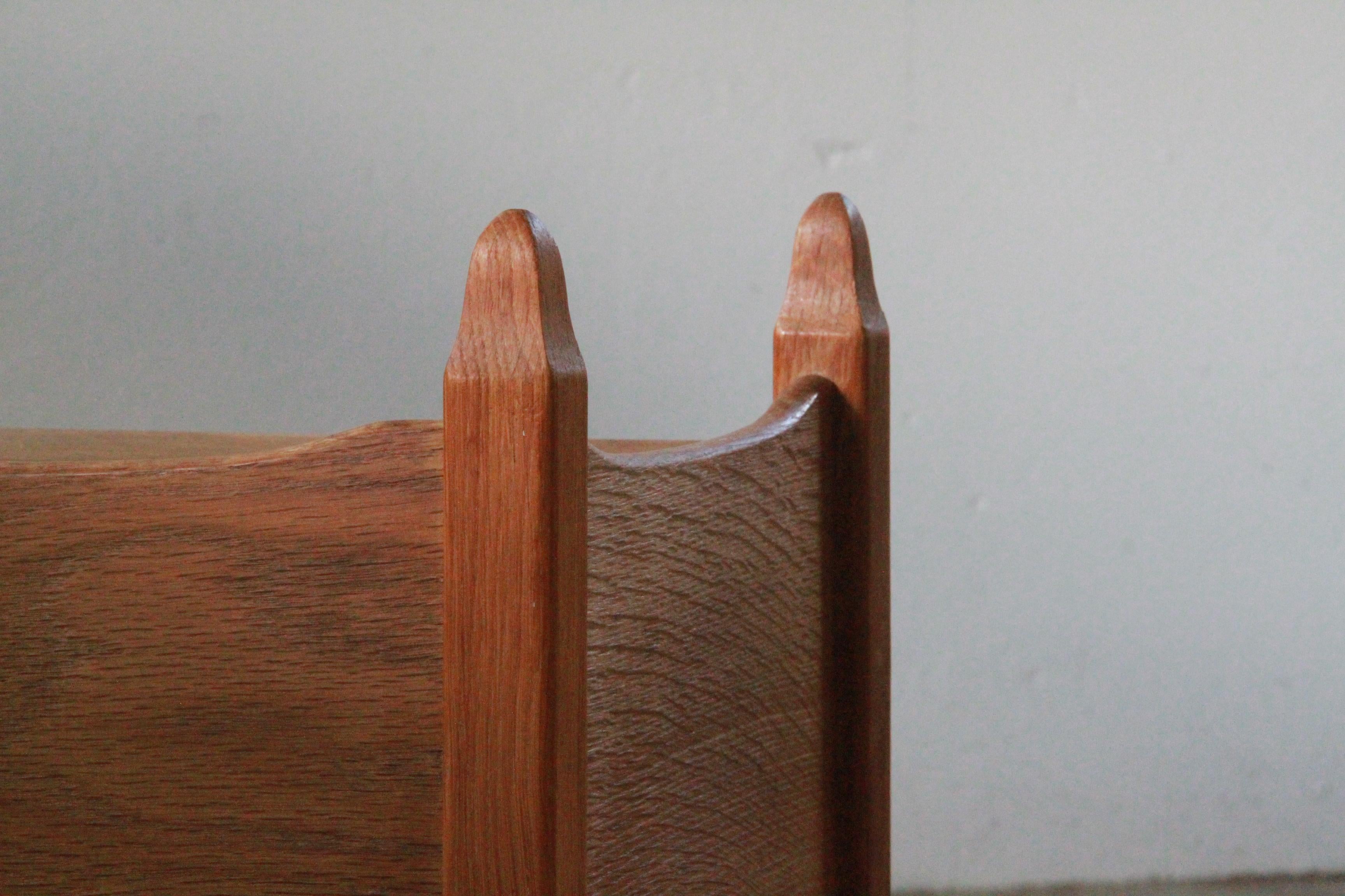 Nightstand, Bedside cabinet in Oak style of Henning Kjærnulf, Denmark 1960s 2