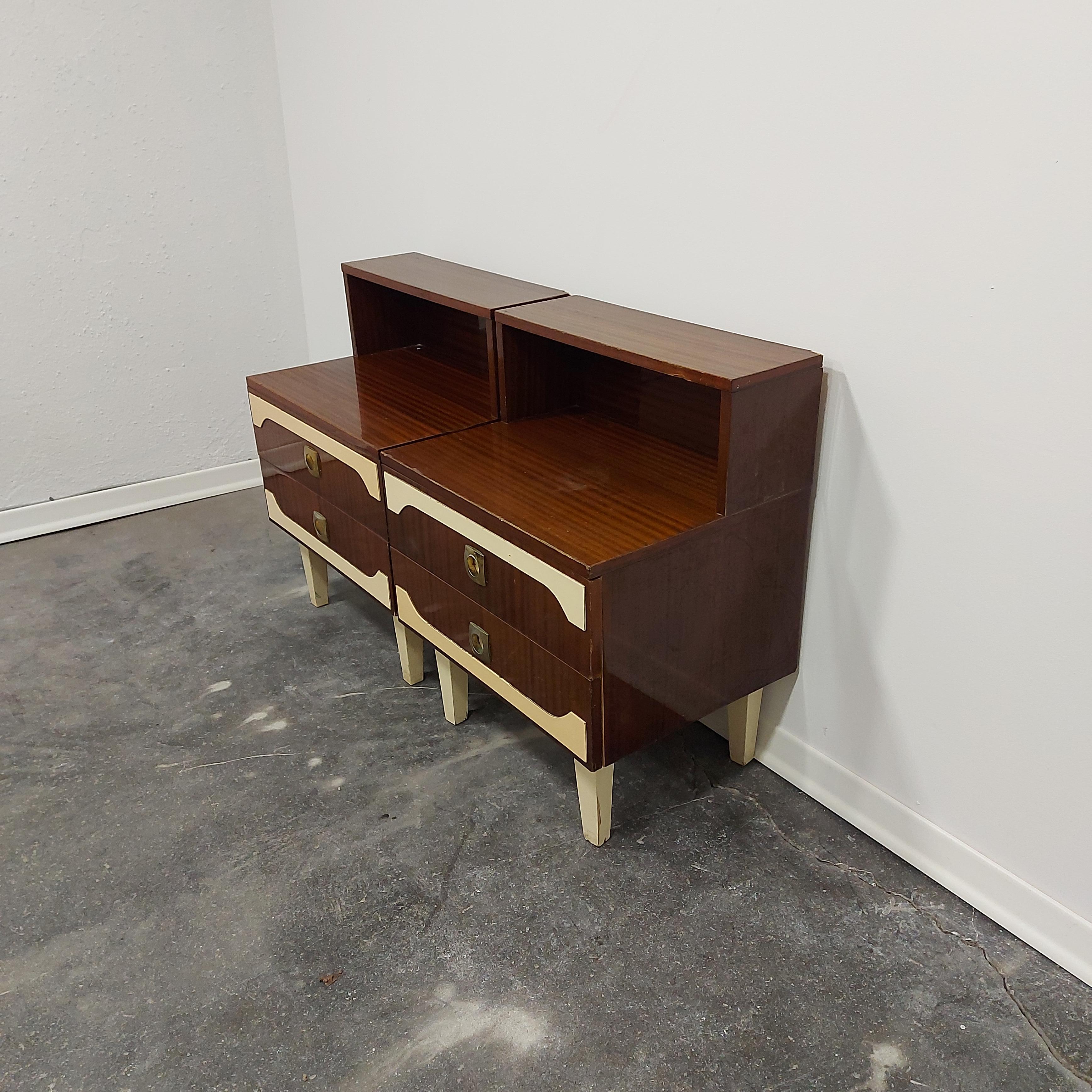 Nightstand/Bedside Table 1970s Pair For Sale 6