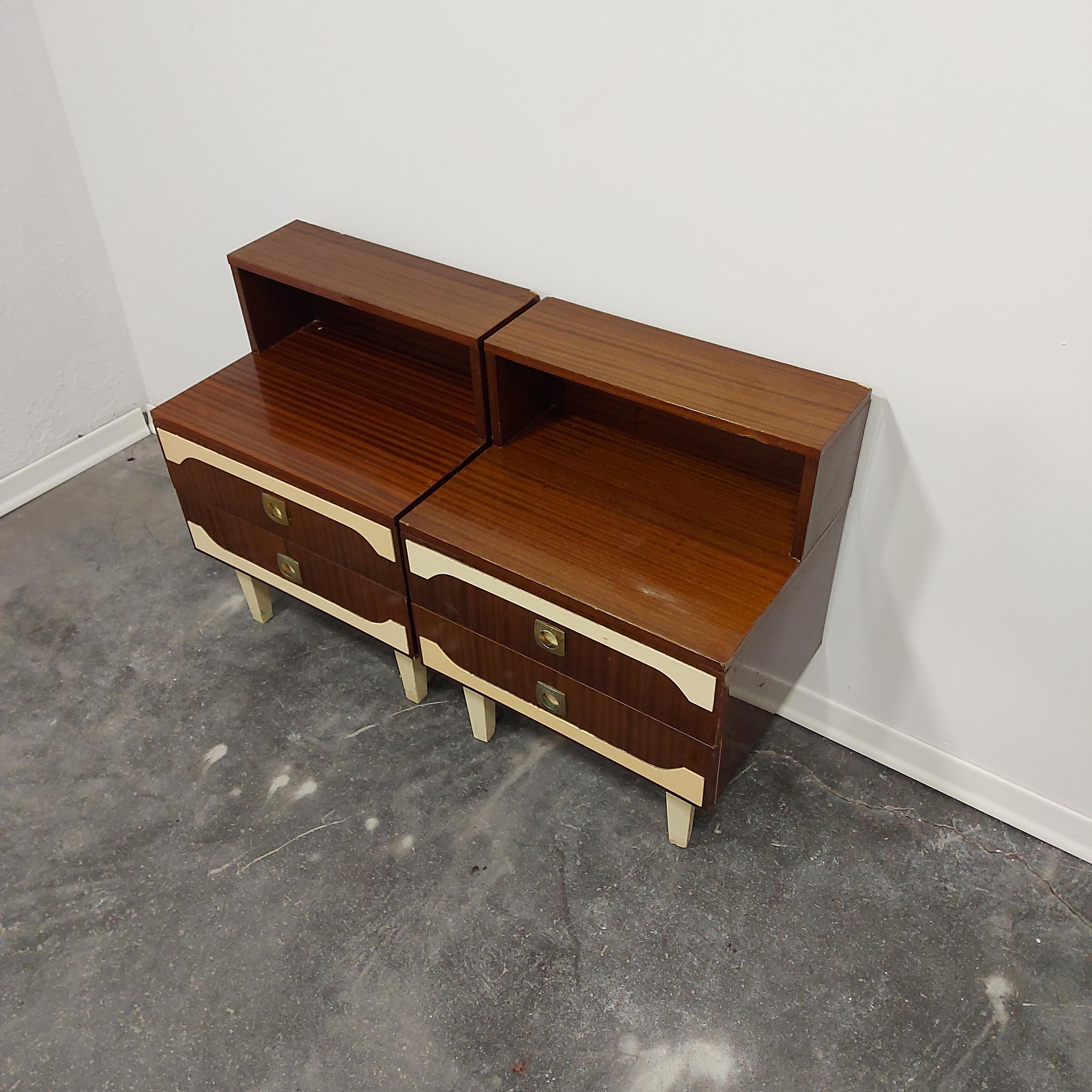 Nightstand/Bedside Table 1970s Pair For Sale 7