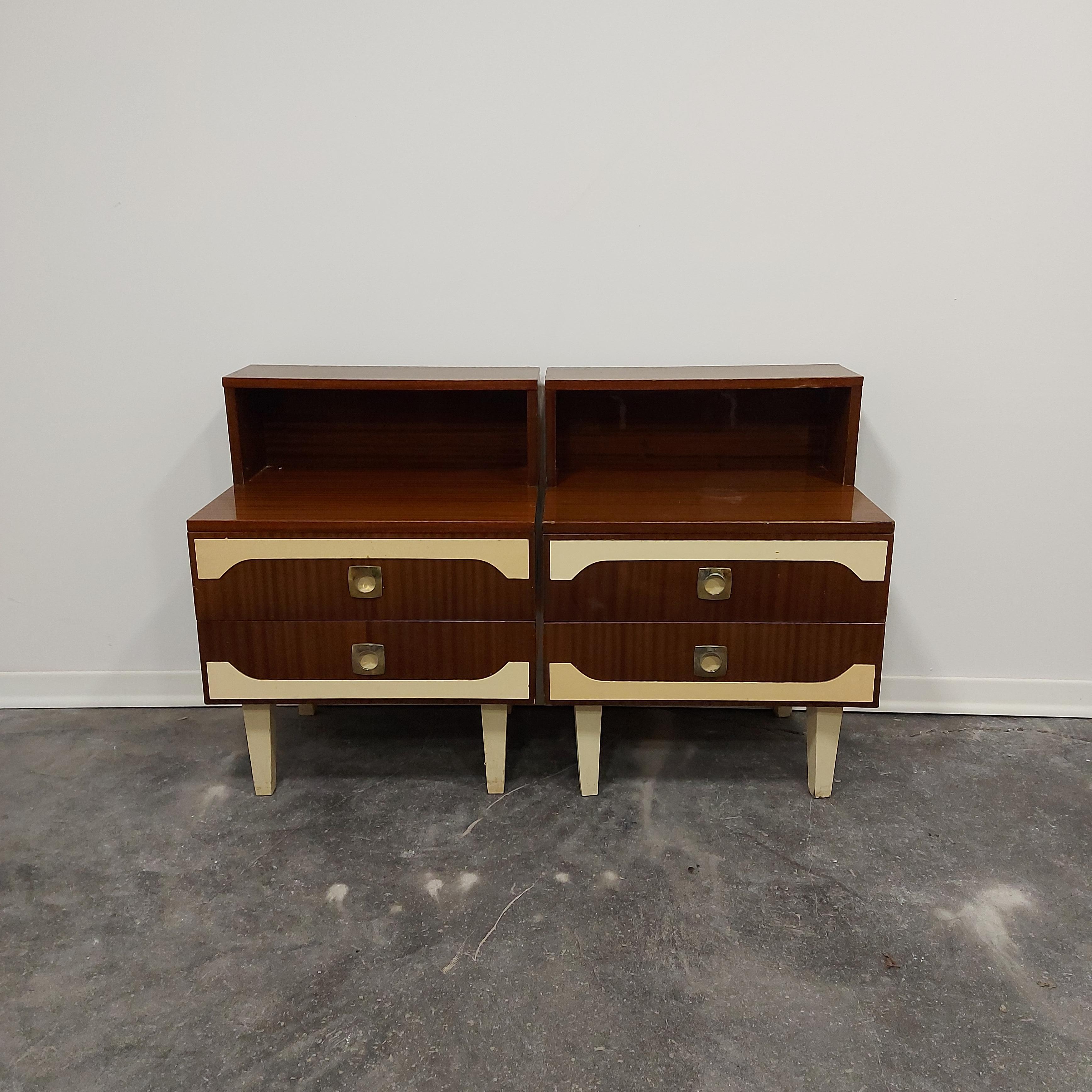 Nightstand/Bedside Table 1970s Pair For Sale 10