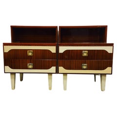 Retro Nightstand/Bedside Table 1970s Pair