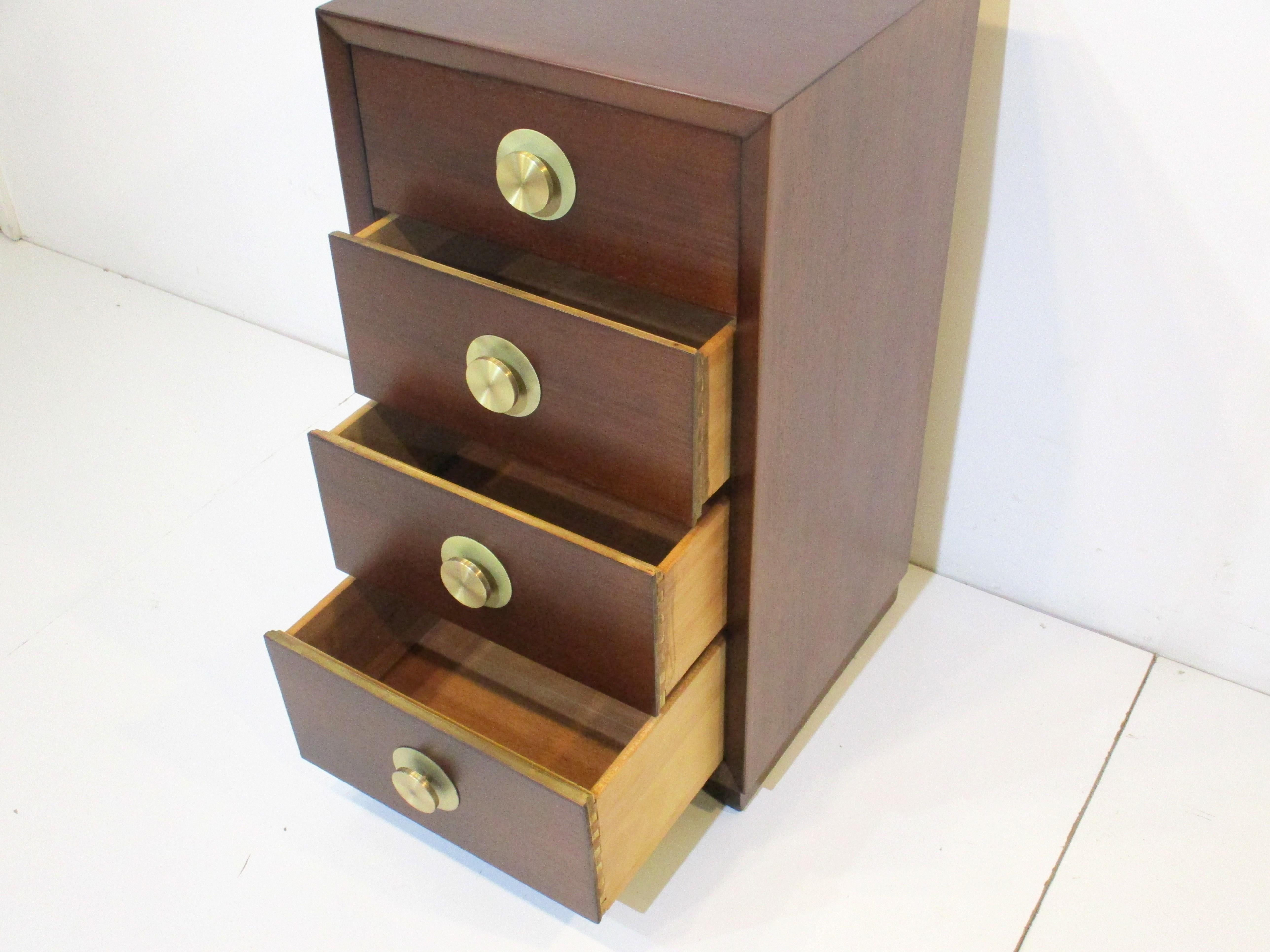 American Nightstand / Small Chest in the style of Widdicomb