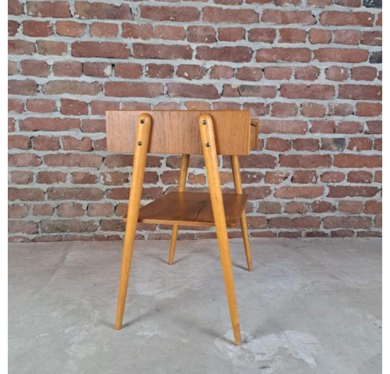 Nightstand with Drawer, Denmark, 1960 In Good Condition For Sale In Torino, IT