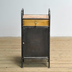 Nightstand with marble top, circa 1920