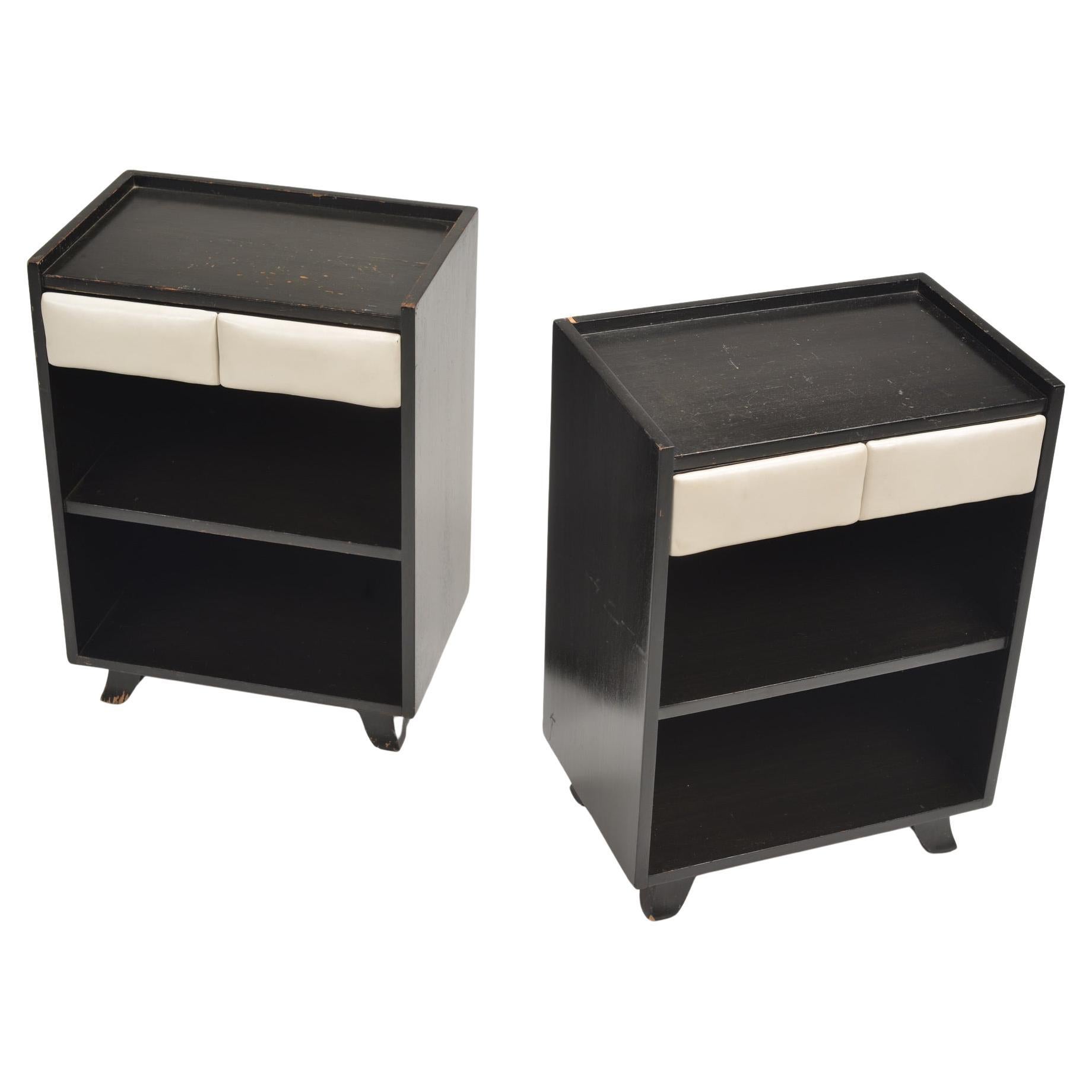 Pair of Nightstands by Gilbert Rohde for Herman Miller