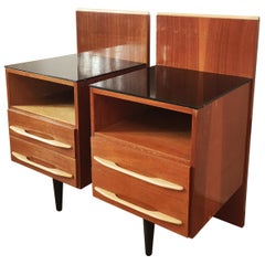 Nightstands by Mojmir Pozar for Up Zavody, 1960s, Pair