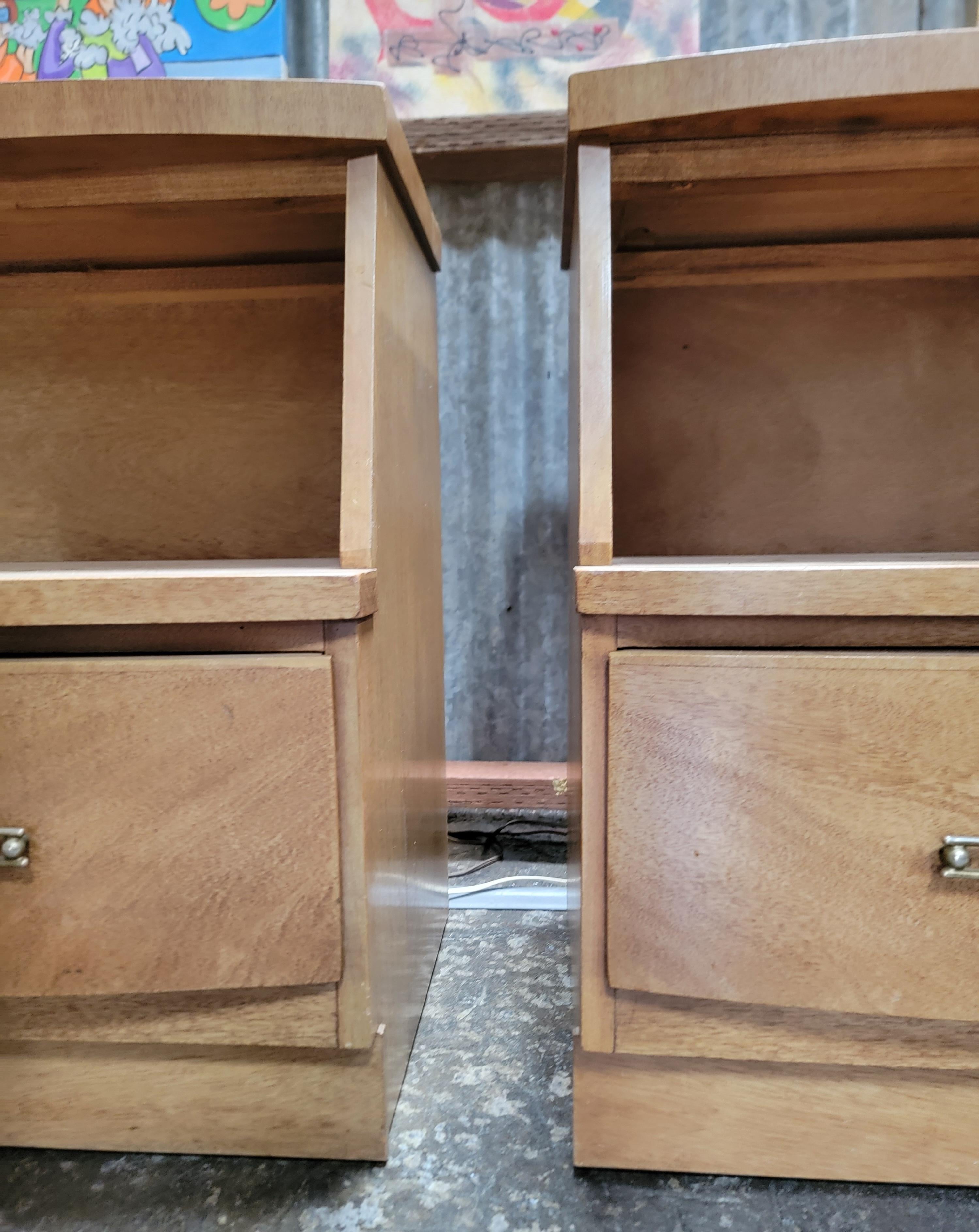 Nightstands / End Tables Mid-Century Modern 1950's For Sale 4