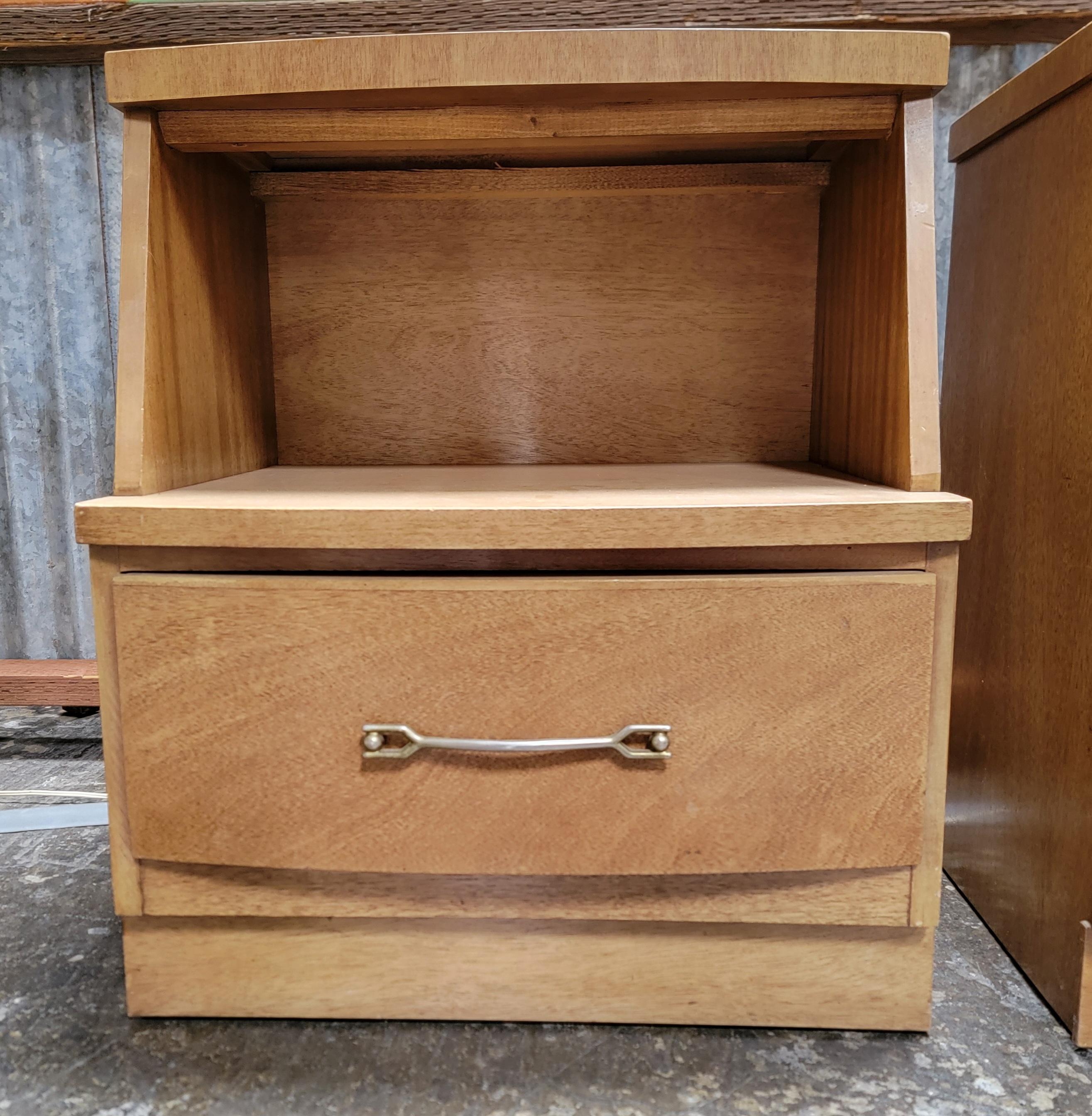 Nightstands / End Tables Mid-Century Modern 1950's For Sale 6