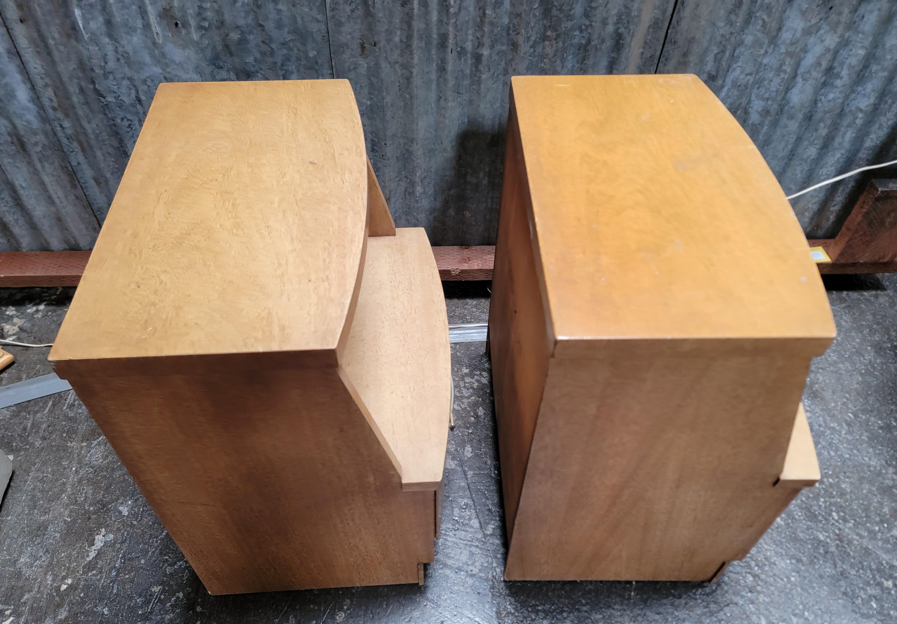 Mahogany Nightstands / End Tables Mid-Century Modern 1950's For Sale