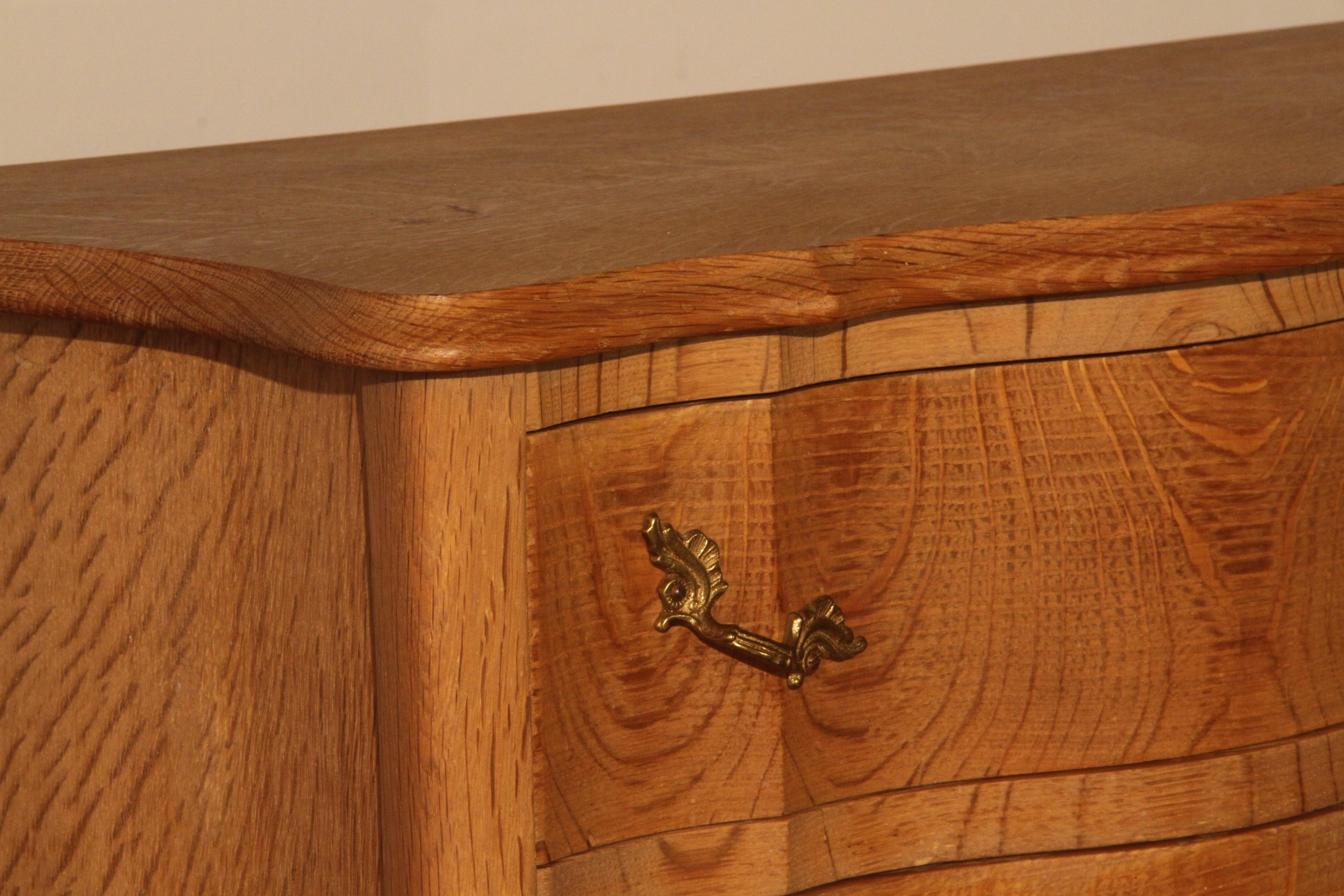 Nightstands in Oak French / Danish Henning Henry Kjærnulf style, 1960s 5