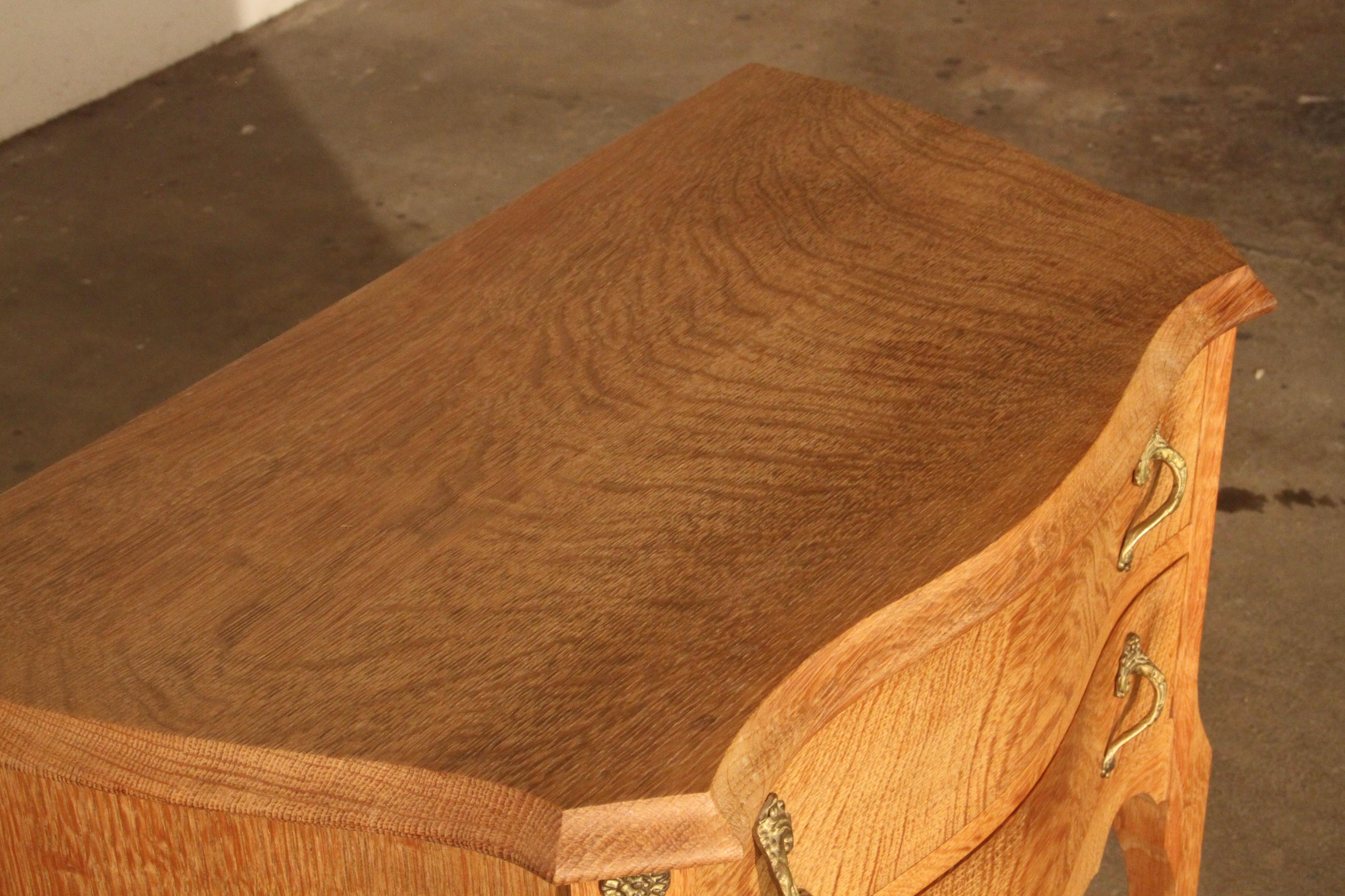 Nightstands in Oak French design/ Danish Henning Henry Kjærnulf style, 1960s 8