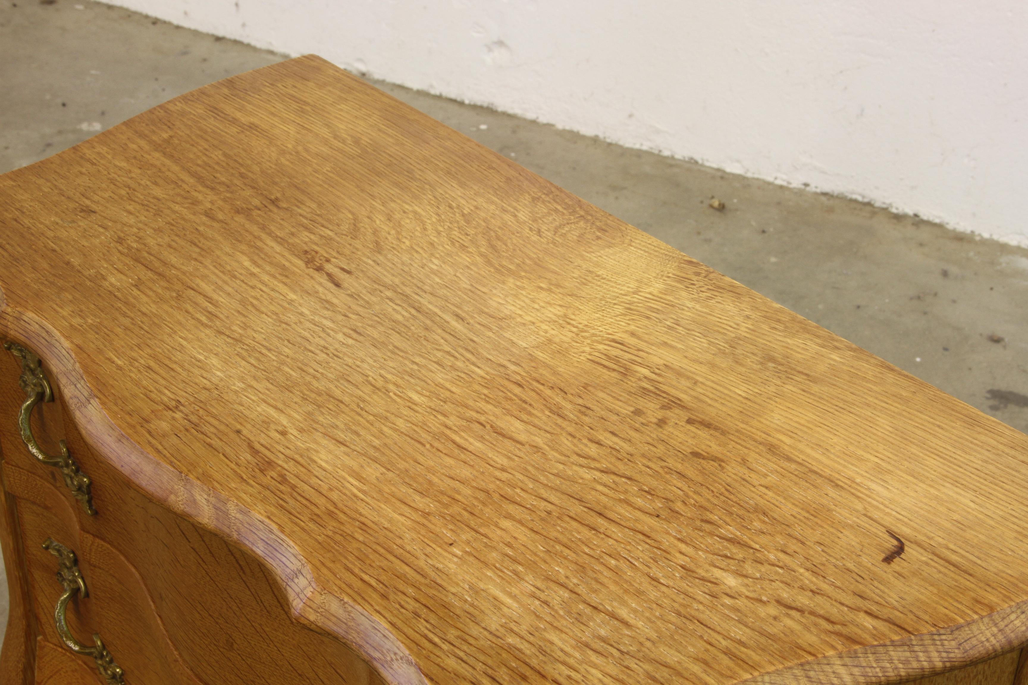 Nightstands in Oak French design/ Danish Henning Henry Kjærnulf style, 1960s 11