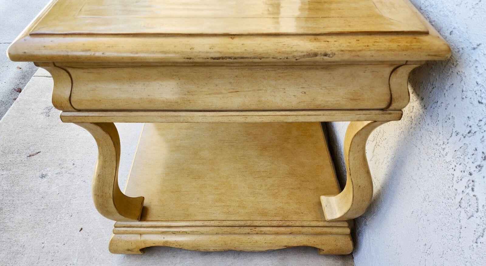 Nightstands Side End Tables Oversized by Century Furniture a Pair For Sale 5