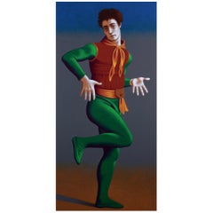 Nijinsky as Till Eulenspiegel, Life-Size Painting by Lynn Curlee