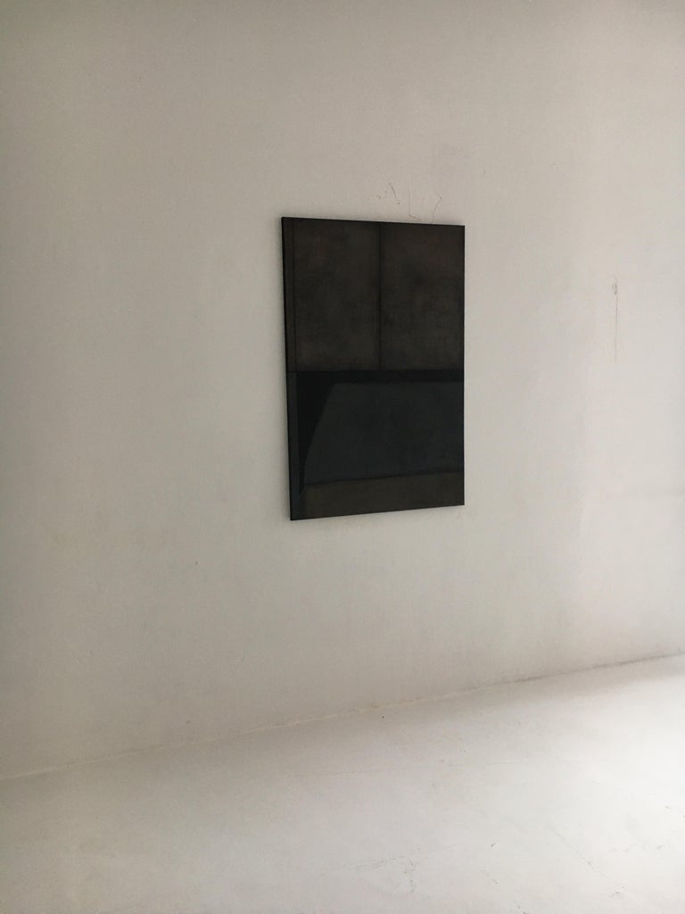 Nika Hofmann large scale modern abstract Minimalist paining, Austria, 21st century.