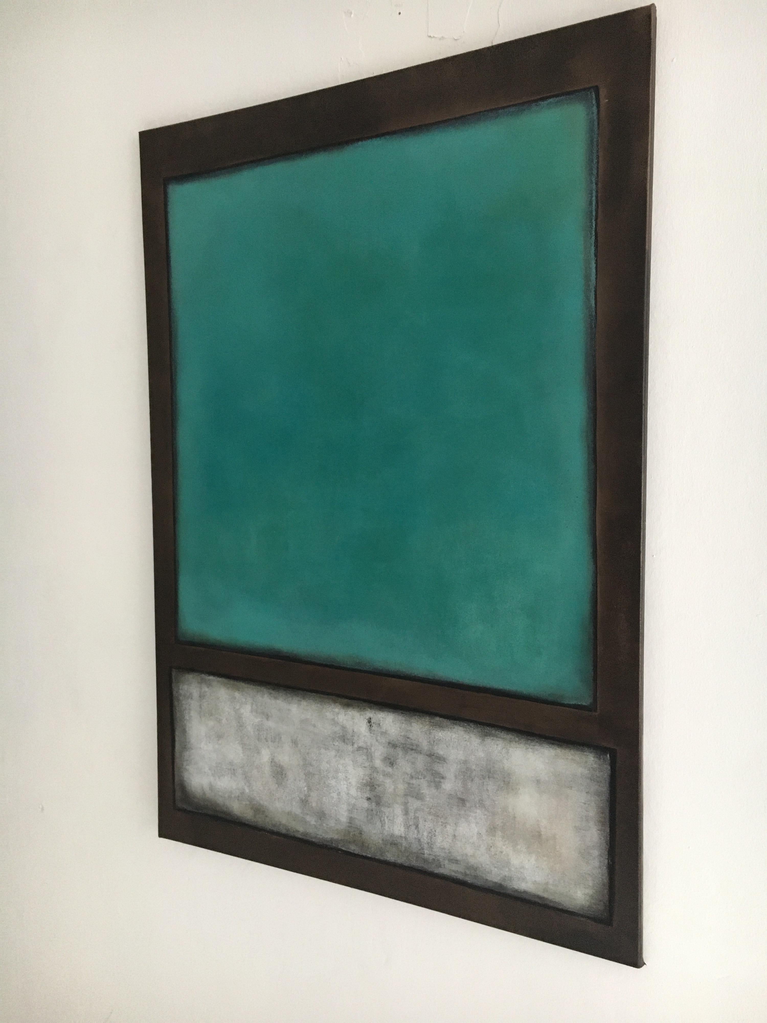 Austrian Nika Hofmann Large Scale Modern Abstract Minimalist Paining Austria 21st Century For Sale