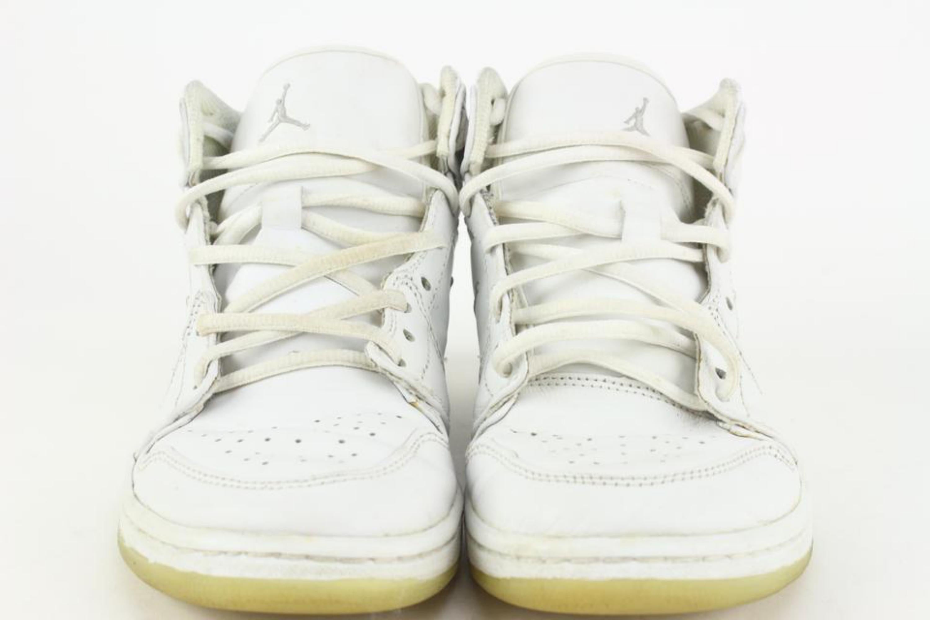 Nike 2002 Men's 8 US White x Chrome Air Jordan 1 I Sneaker 306000 101 00 1