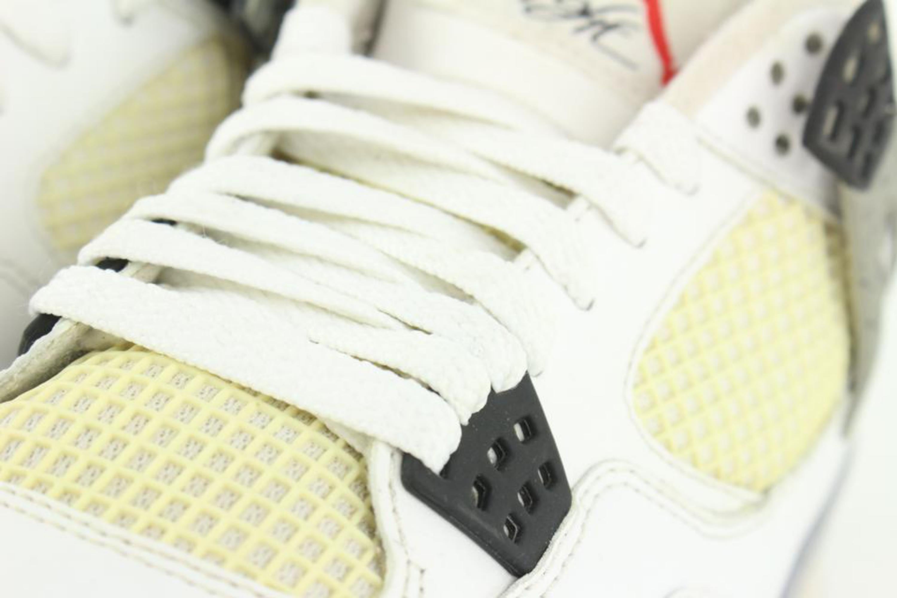 9.5 US White Cement Retro Air Jordan IV 