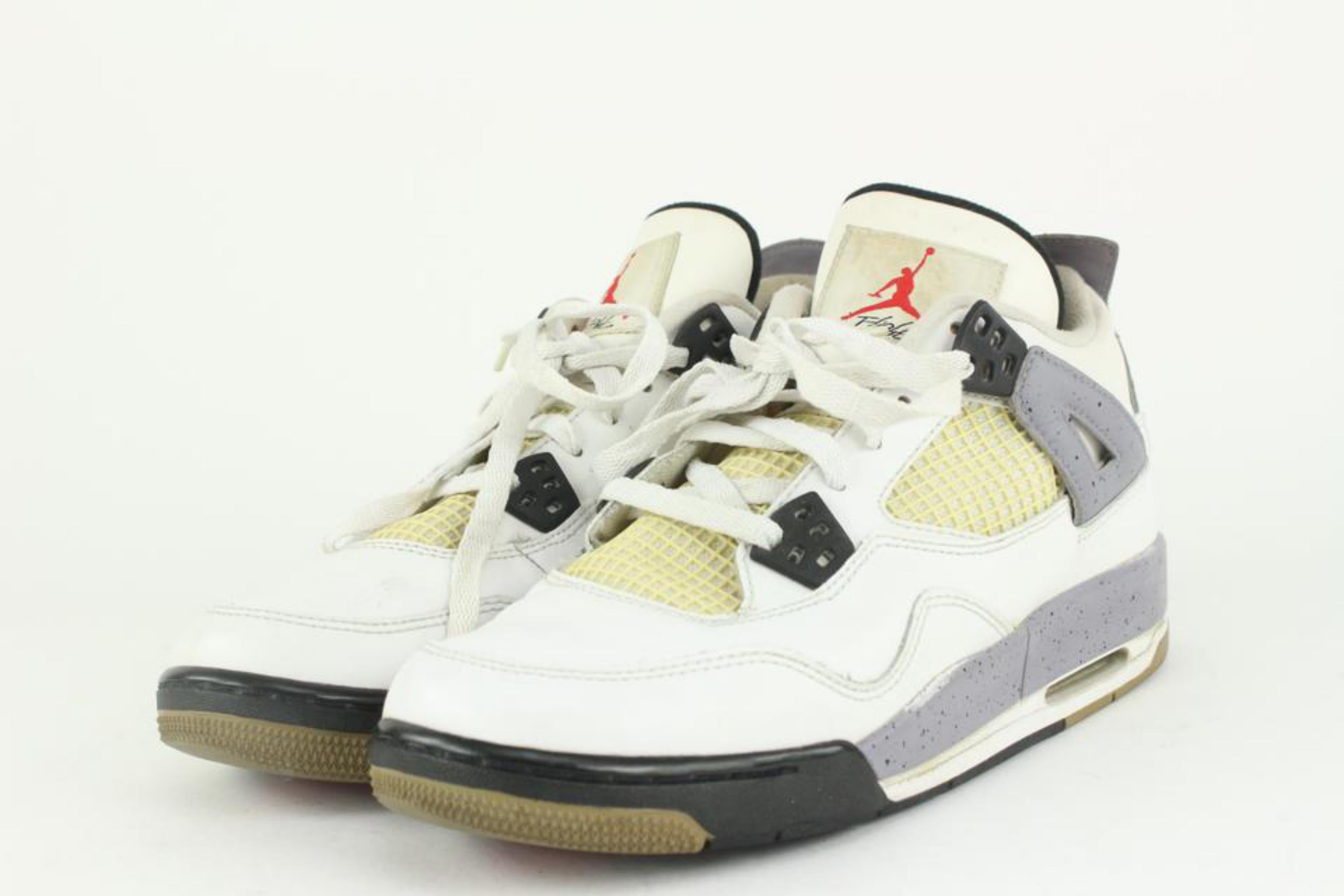 Nike 2011 Youth 7 US Cement White Air Jordan IV 4 408452-103
Date Code/Serial Number: 408452-103
Made In: China
Measurements: Length:  11