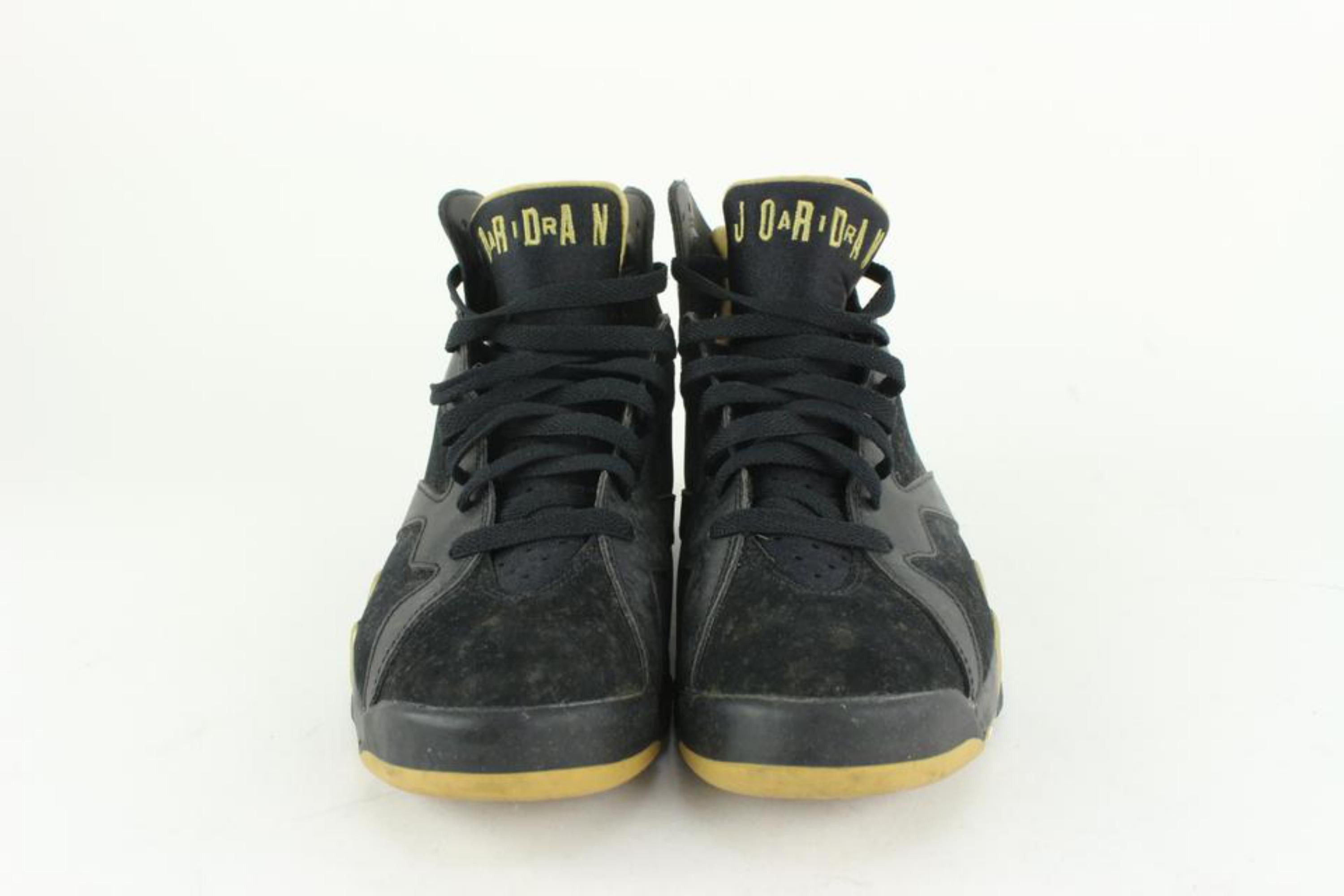 Nike 2012 Men's 9 US Black Golden Moments GMP Air Jordan VII 7 304775-030 In Good Condition In Dix hills, NY