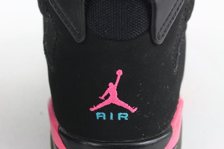 Nike 2012 Youth 5.5 US Flash Back Black x Pink Air Jordan VI 6 543390-050  For Sale at 1stDibs