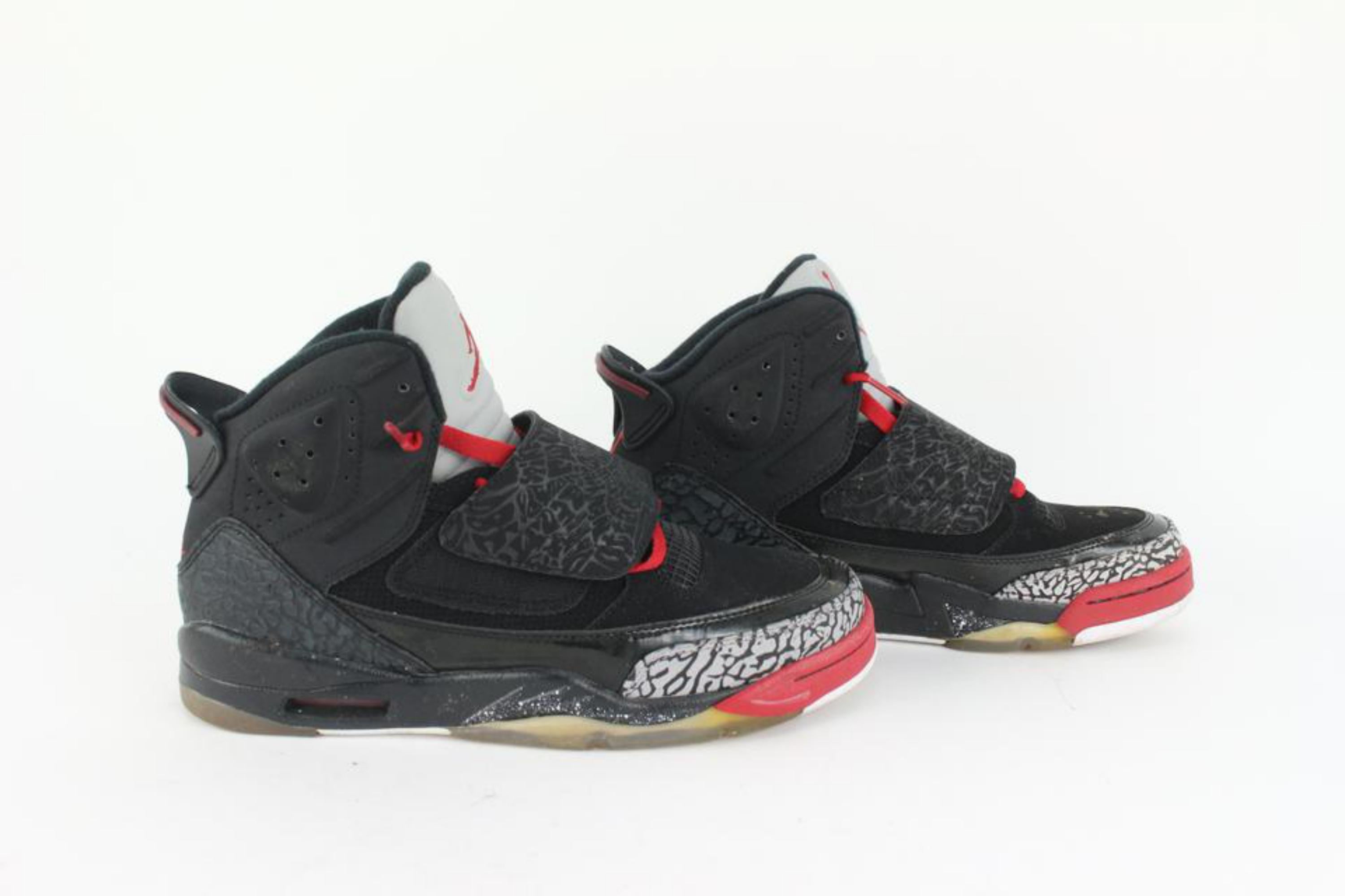 Nike 2012 Youth 7US Cement Black Red Air Jordan Son of Mars 512246-001 2