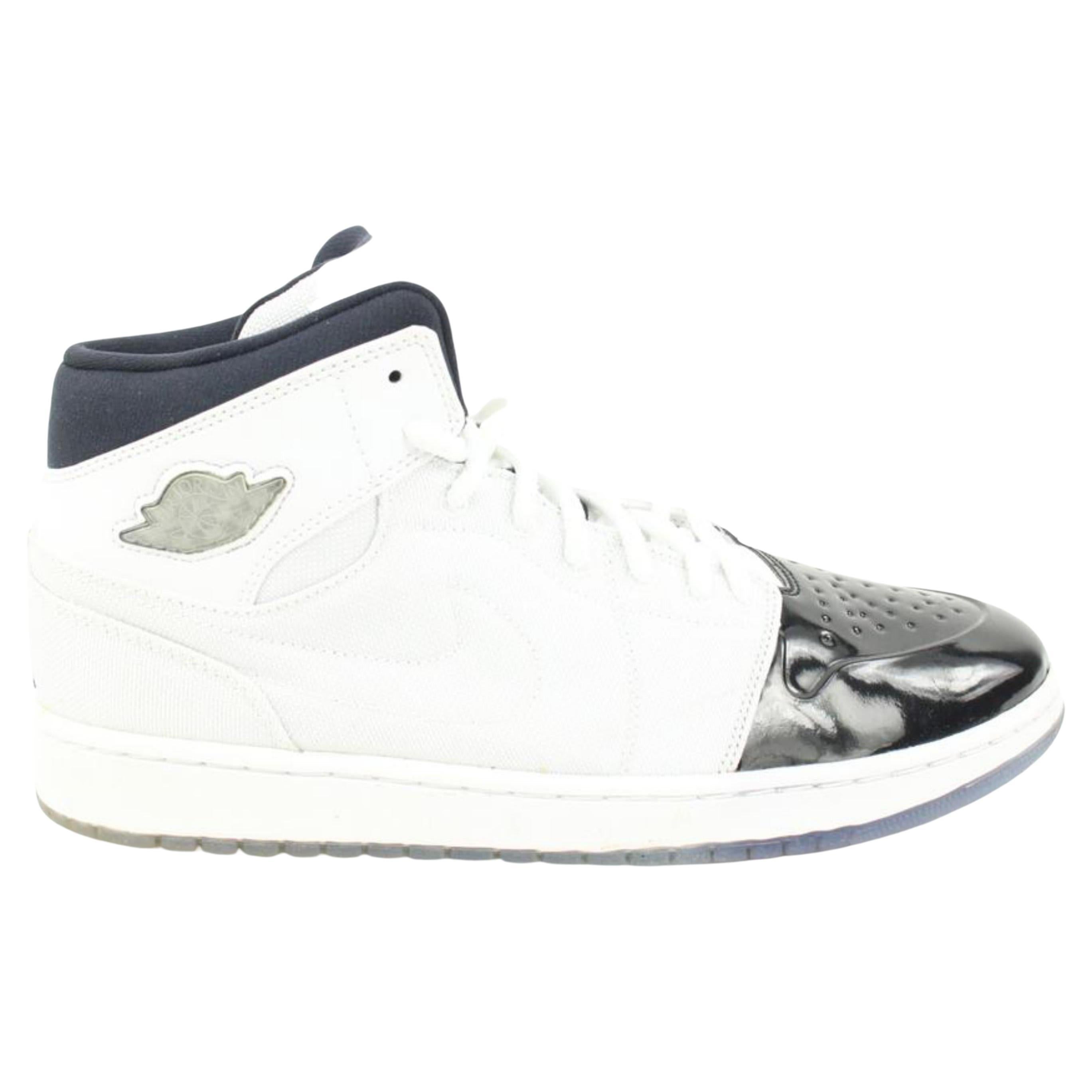 Nike 2013 Mens 12 Black White Concord Mid Air Jordan 1 Retro 95 616369-195  For Sale at 1stDibs | 616369-195