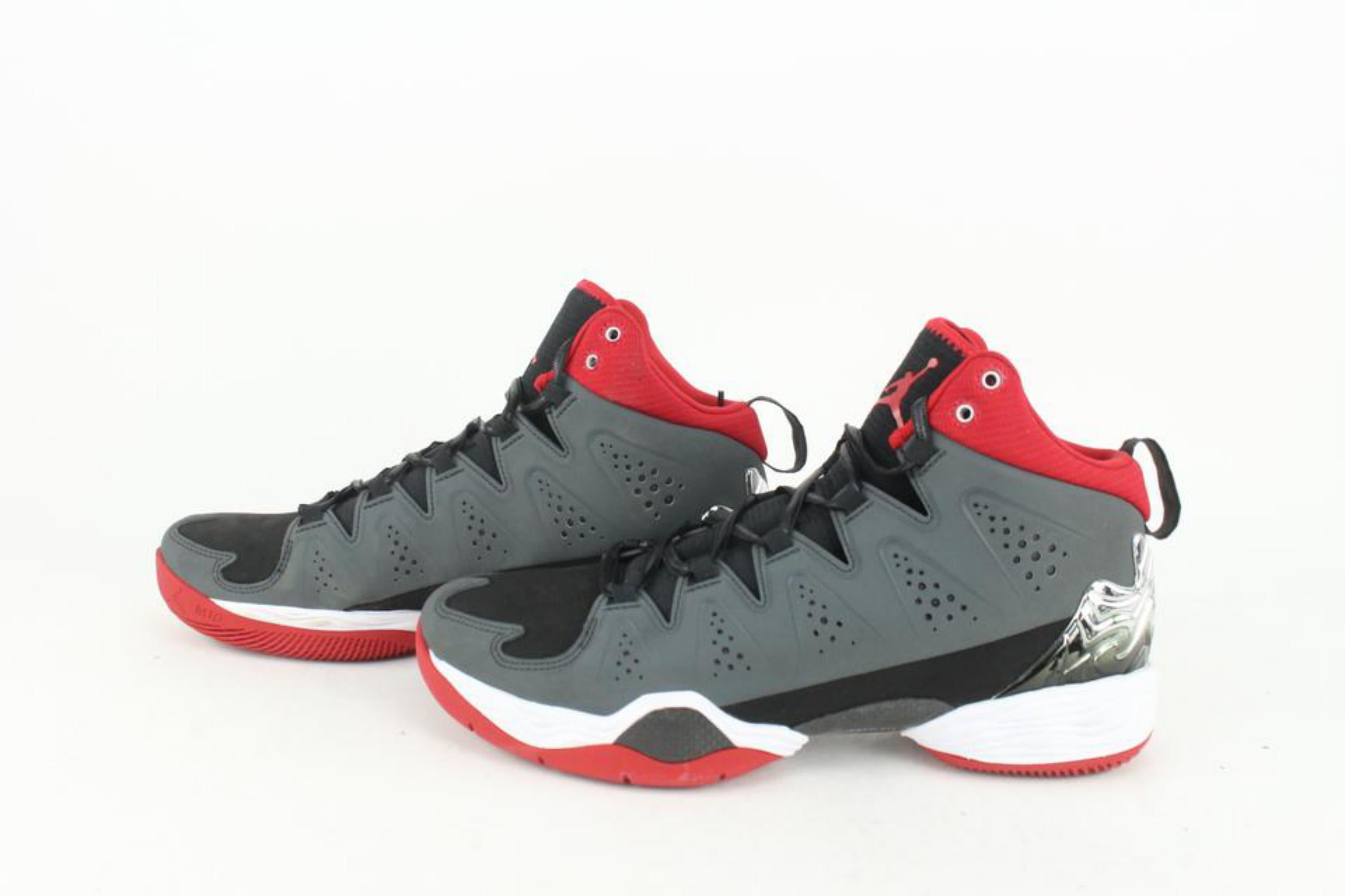 Nike 2013 Men's 9 US Anthracite Red Air Jordan Melo M10 629876-002 For Sale  at 1stDibs