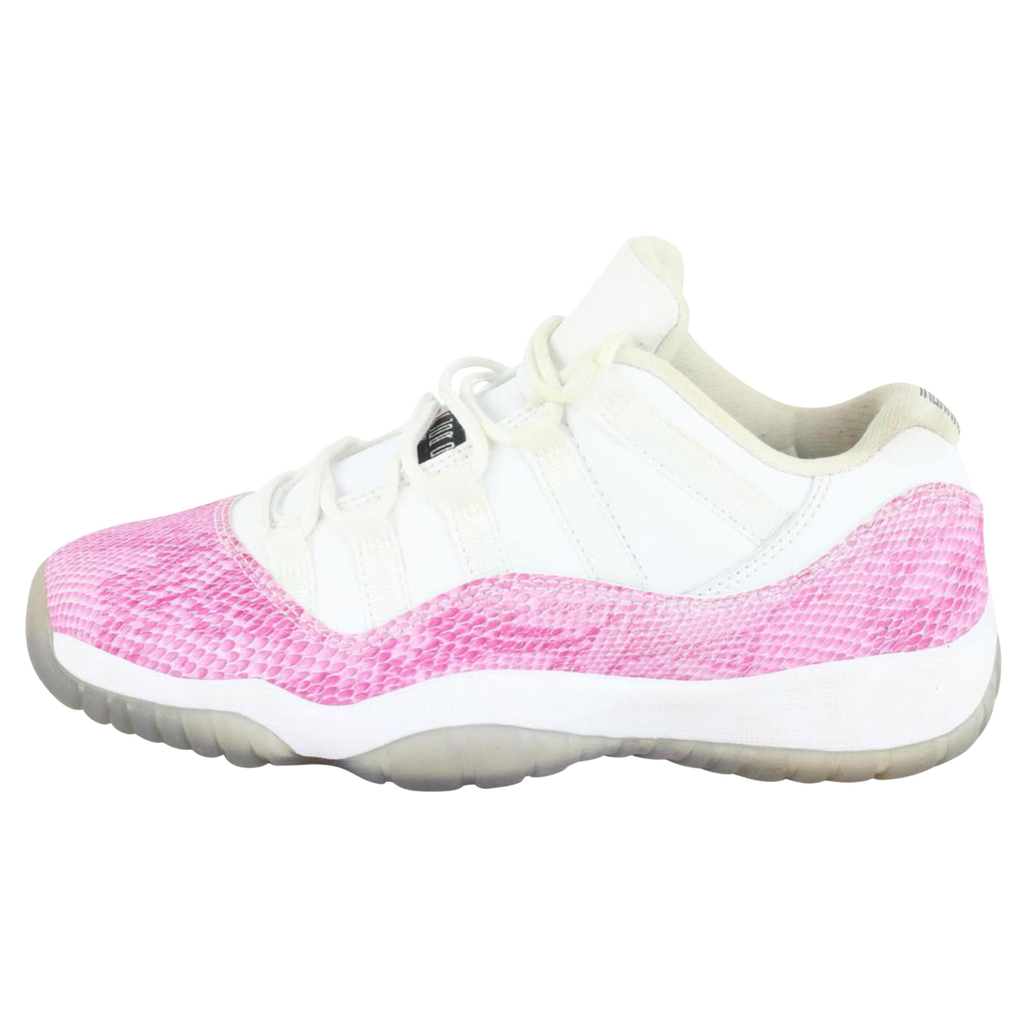Nike 2013 Youth 4.5 US Pink Snake Skin Air Jordan XI 11 580521-108 For Sale  at 1stDibs