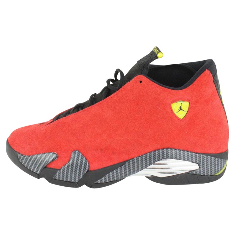 Nike 2014 Men's 8.5 Red Retro 'Ferrari' Air Jordan 14 XIV 654459-670 For Sale at 1stDibs | ferrari jordan 4, 14s red, ferrari red 14