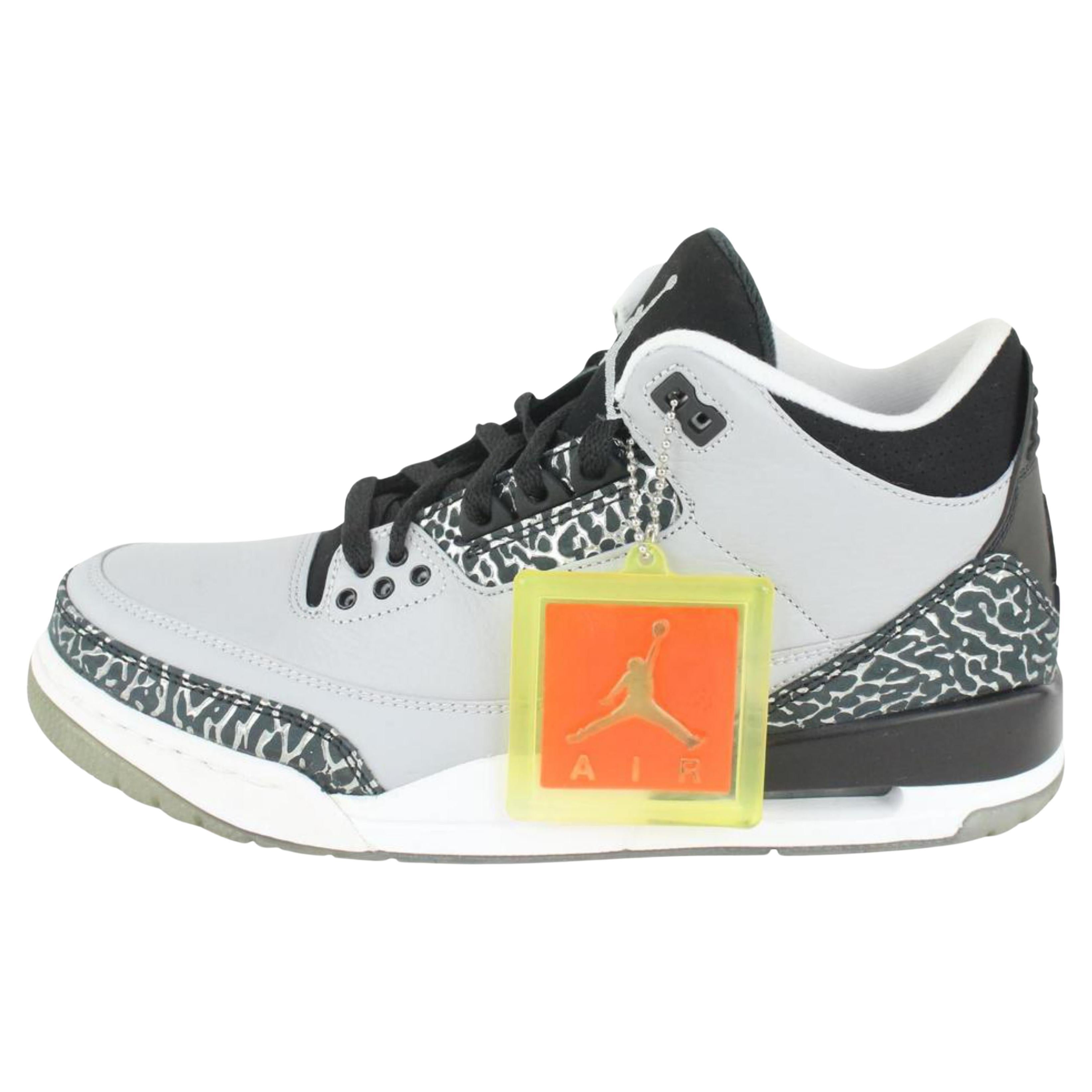 Nike 2014 Men's 8.5 US Retro Wolf Grey Air Jordan III 3 136064-004